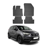 OMAC Alfombrillas De Coche para Opel Grandland X 2017-2025 Negro Goma 4Pza