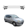 Menabo Barras de Techo Baca para Toyota Raum 1997-2002 Gris Aluminio 2Pza