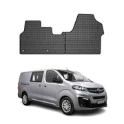 OMAC Alfombrillas De Coche para Opel Vivaro C 2019-2024 Negro Goma TPE 2Pza