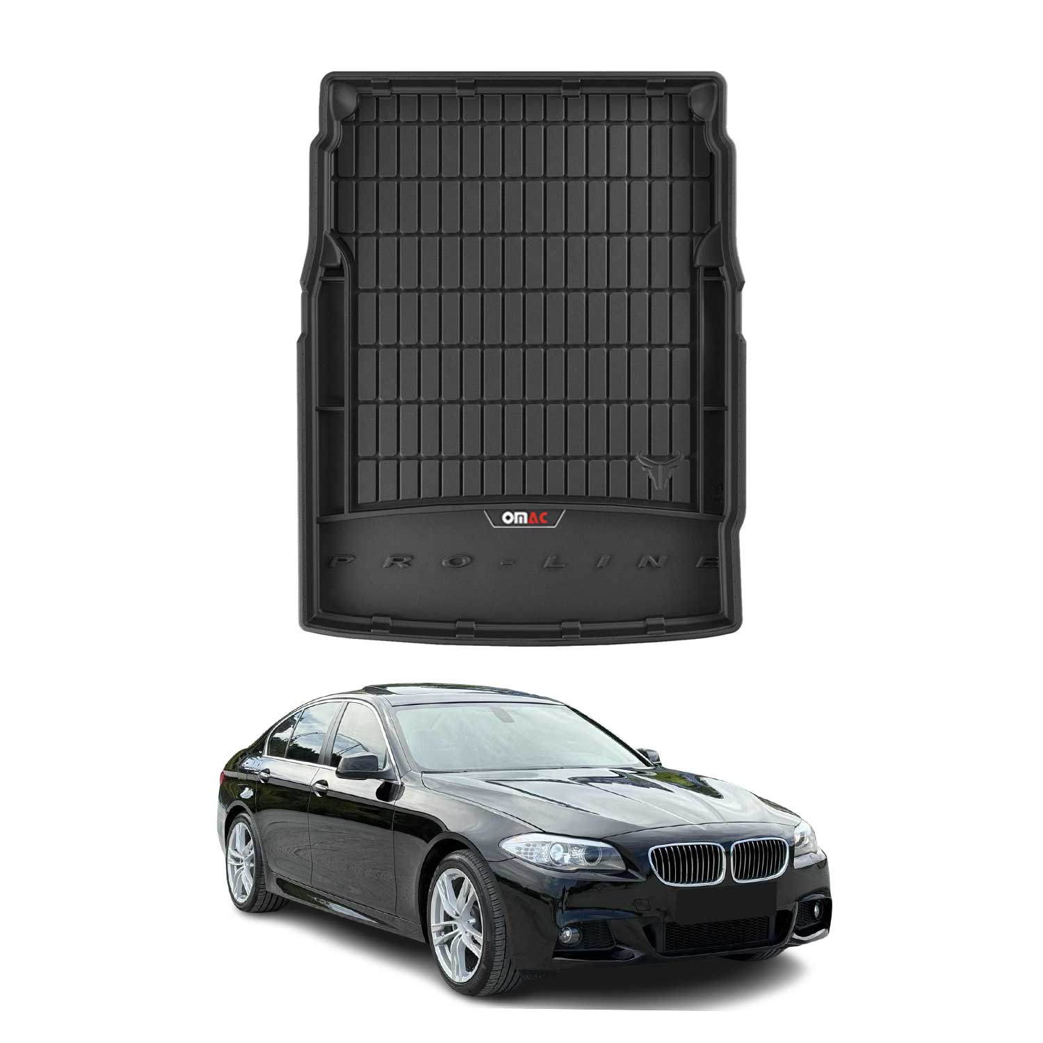 OMAC Premium Bandeja Maletero Alfombrilla para BMW Serie 5 F10 2010-2017 TPE