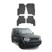 OMAC Alfombrillas De Coche para Land Rover Discovery 2009-2016 Negro Goma 4Pza
