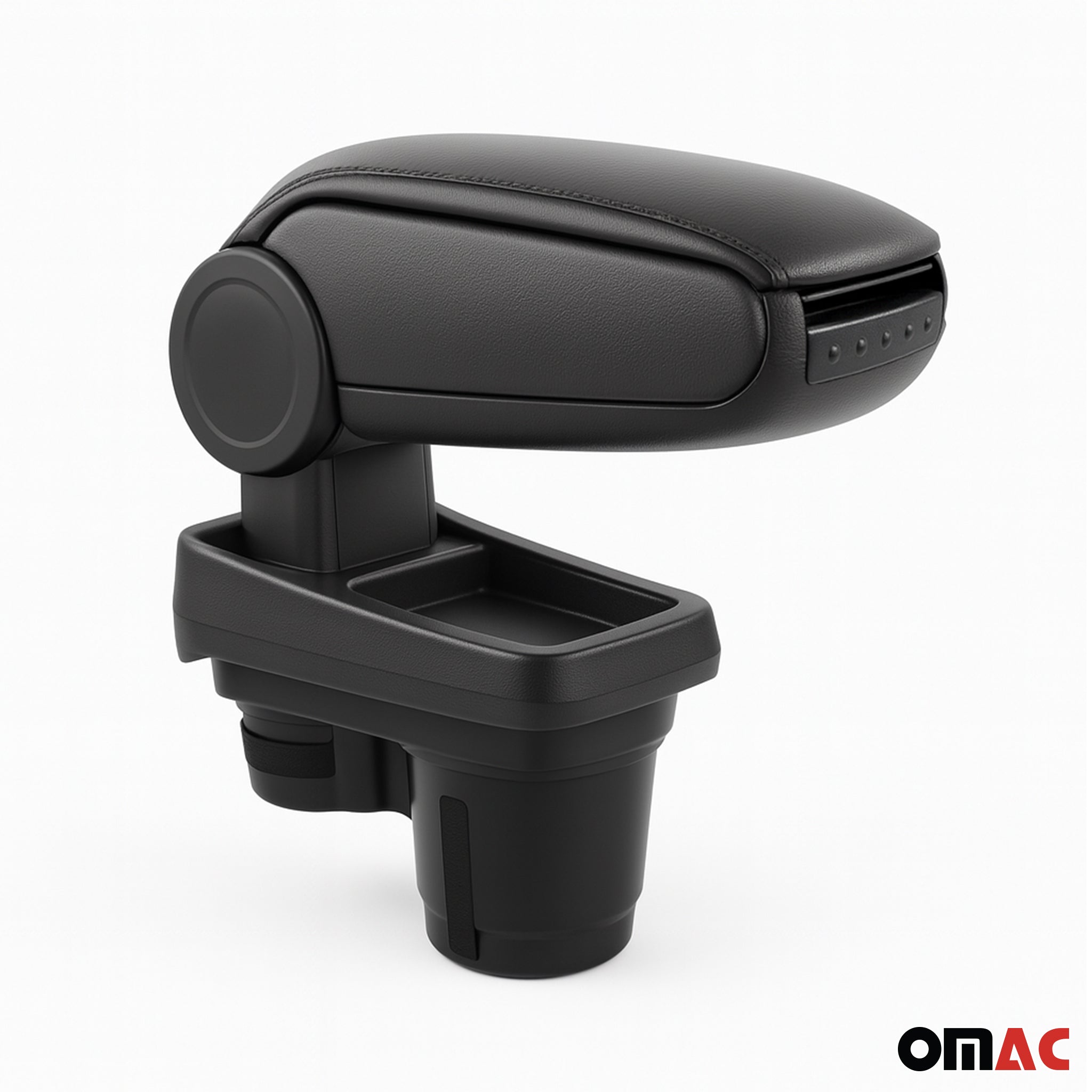 Negro Reposabrazos Consola para Dacia Duster 2 2018-2024 Negro PU Cuero Plástico