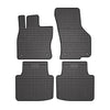 OMAC Alfombrillas De Coche para VW Arteon 2017-2024 Negro Goma 4Pza