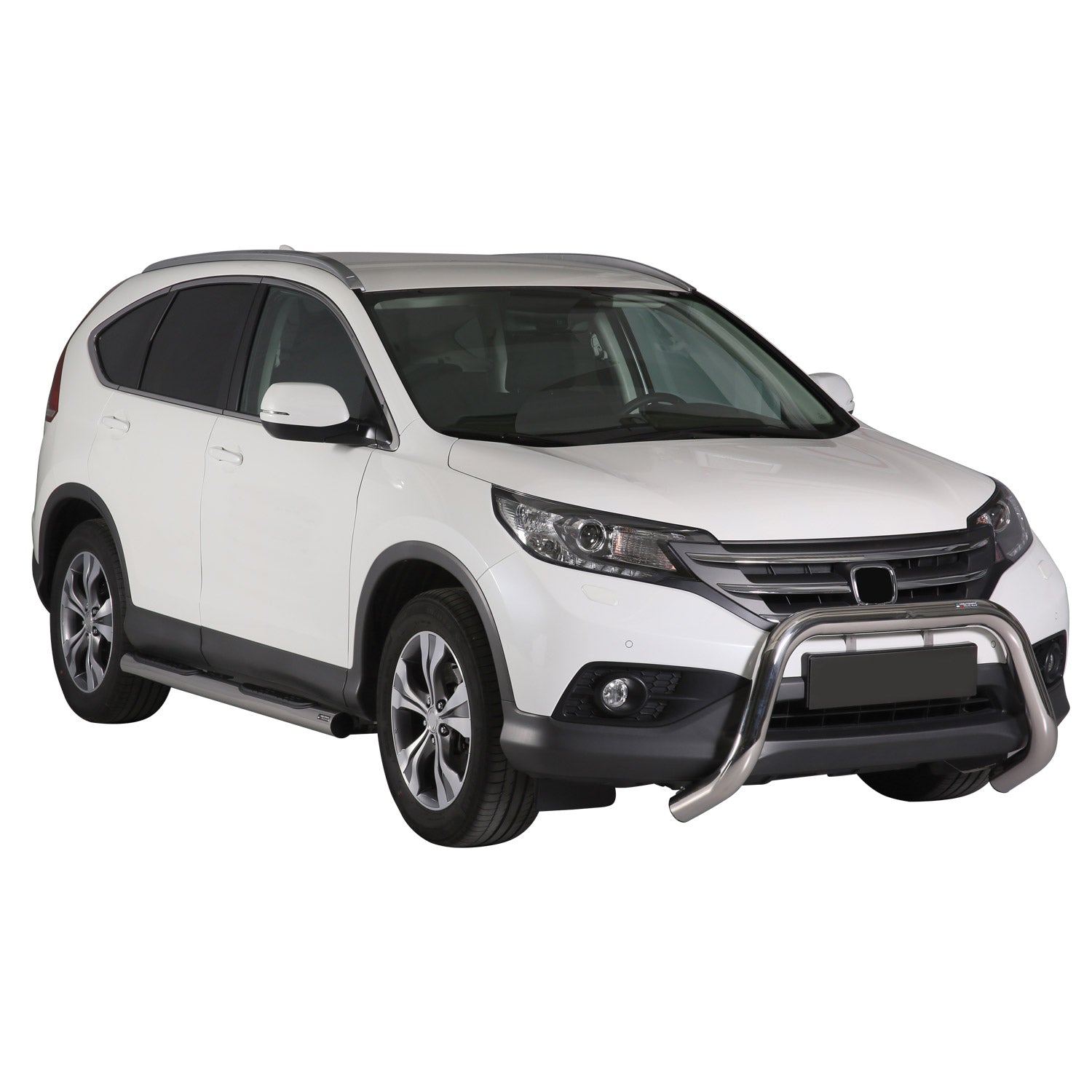 Bull Barra Frontal para Honda CR-V 2012-2015 Plata Brillante Acero