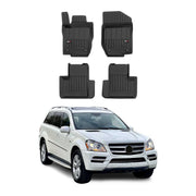 OMAC Premium Alfombrillas De Coche para Mercedes GL Class X164 2006-2012 Goma 4x