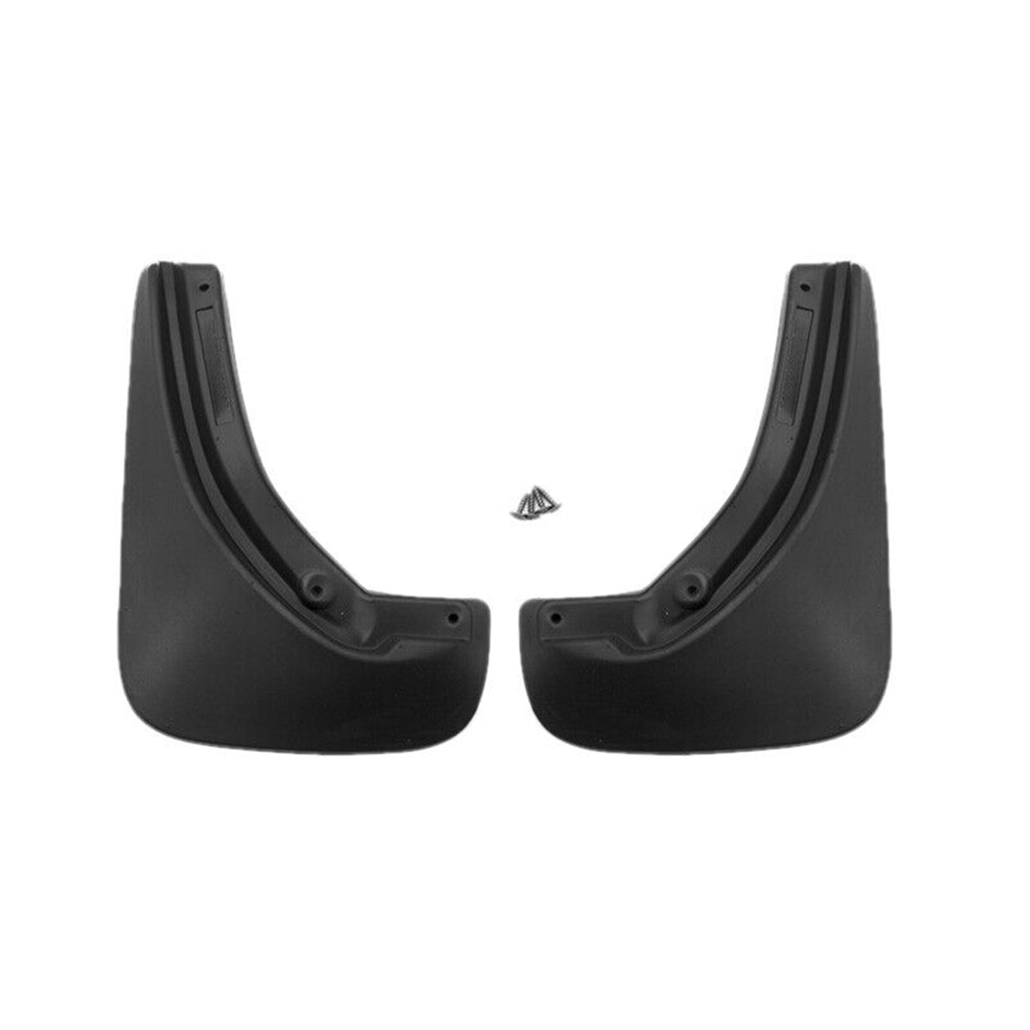 Juego de Guardabarros Trasero para Peugeot 4007 2007-2013 Negro Mate 2Pza