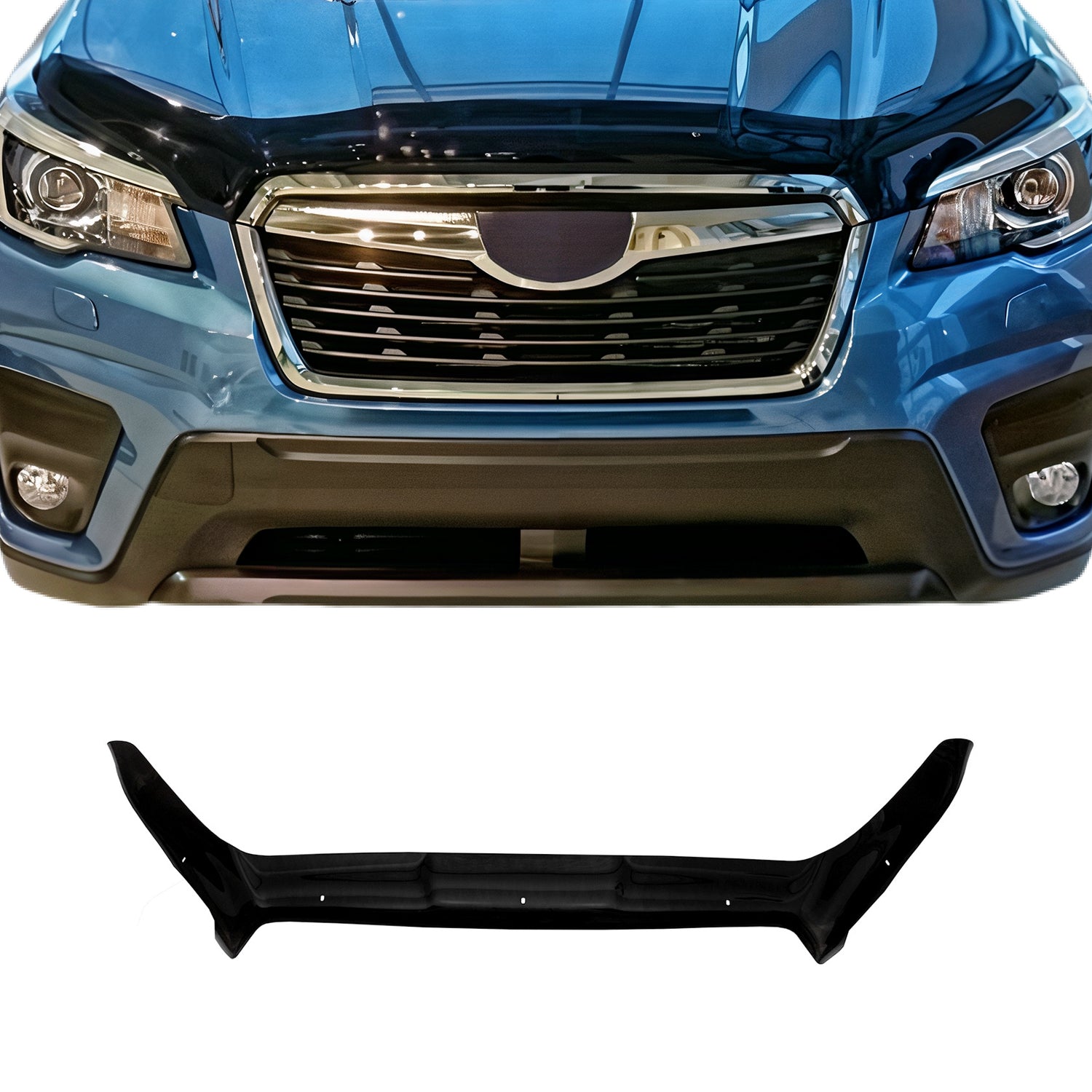 Deflector de Capó para Subaru Forester 2018-2025 Oscuro Brillante Acrílico