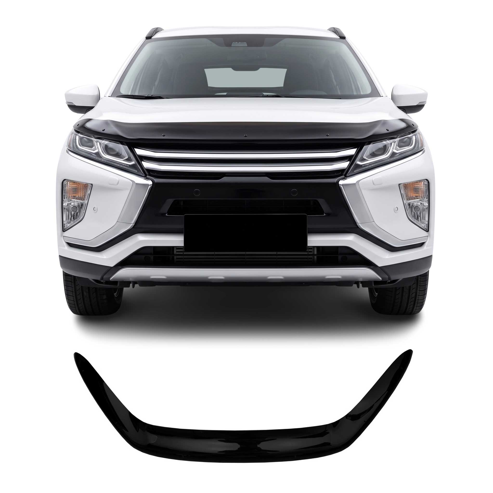 Deflector de Capó para Mitsubishi Eclipse Cross 2017-2021 Oscuro Acrílico