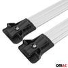 Rieles & Barras de Techo Coche para Renault Kangoo Mercedes Citan Gris Alu 4Pza