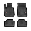 OMAC Premium Alfombrillas De Coche para BMW Serie 1 F20 2010-2019 Negro Goma 4x
