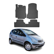 OMAC Alfombrillas De Coche para Mercedes A Class W168 1997-2004 Negro Goma 4Pza