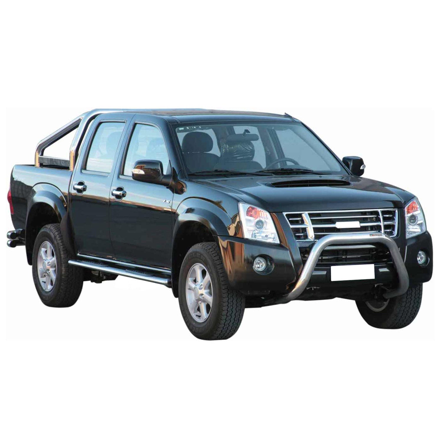Bull Barra Frontal para Isuzu D-Max 2006-2012 Plata Acero