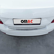 Protector Parachoques para Skoda Octavia Sedán 2012-2020 Plata Brillante Acero