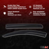 Deflectores de Aire de Viento para VW Transporter T5 2003-2015 Oscuro Acrílico