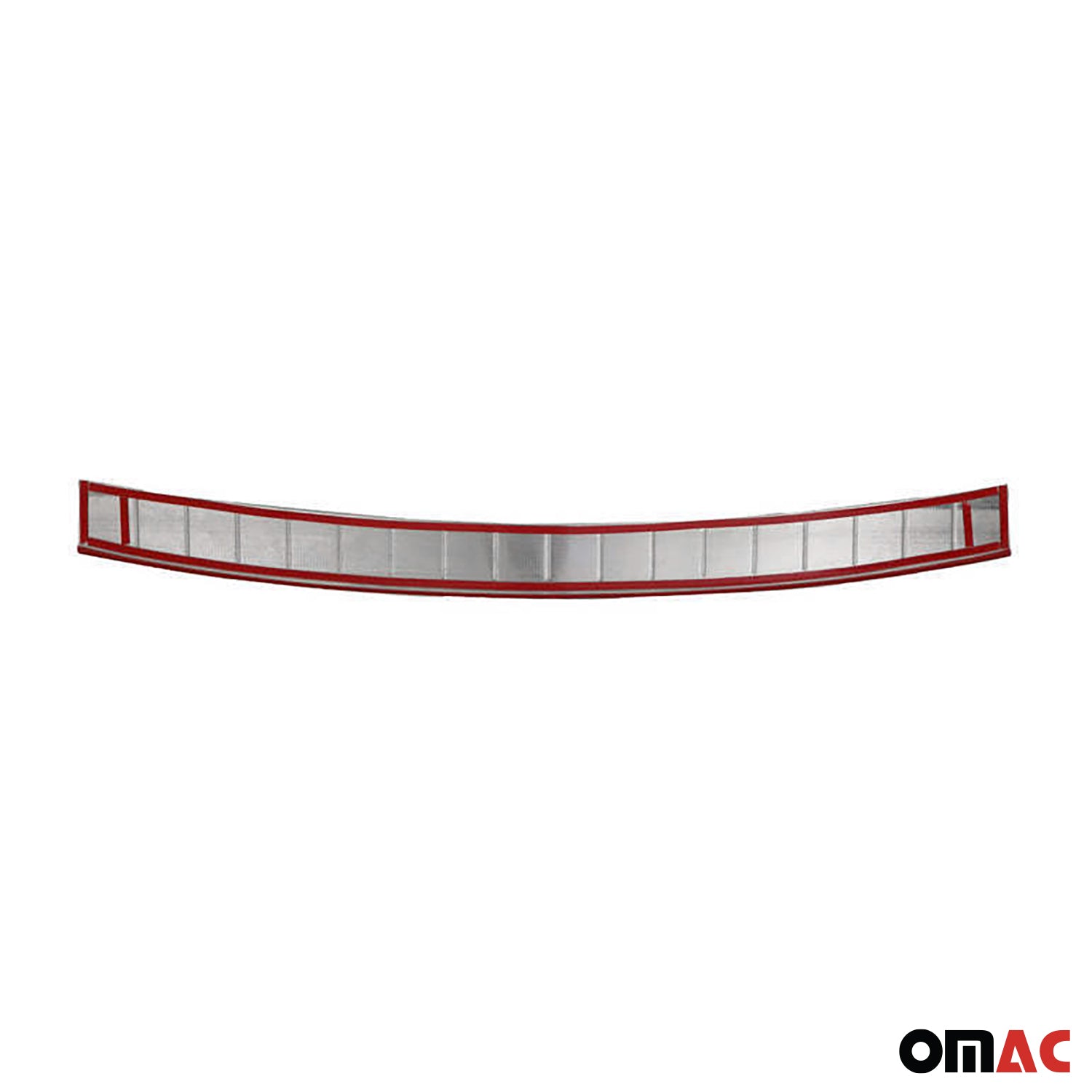 Protector de Parachoques Trasero para Volvo XC60 2017-2025 Plata Brillante Acero