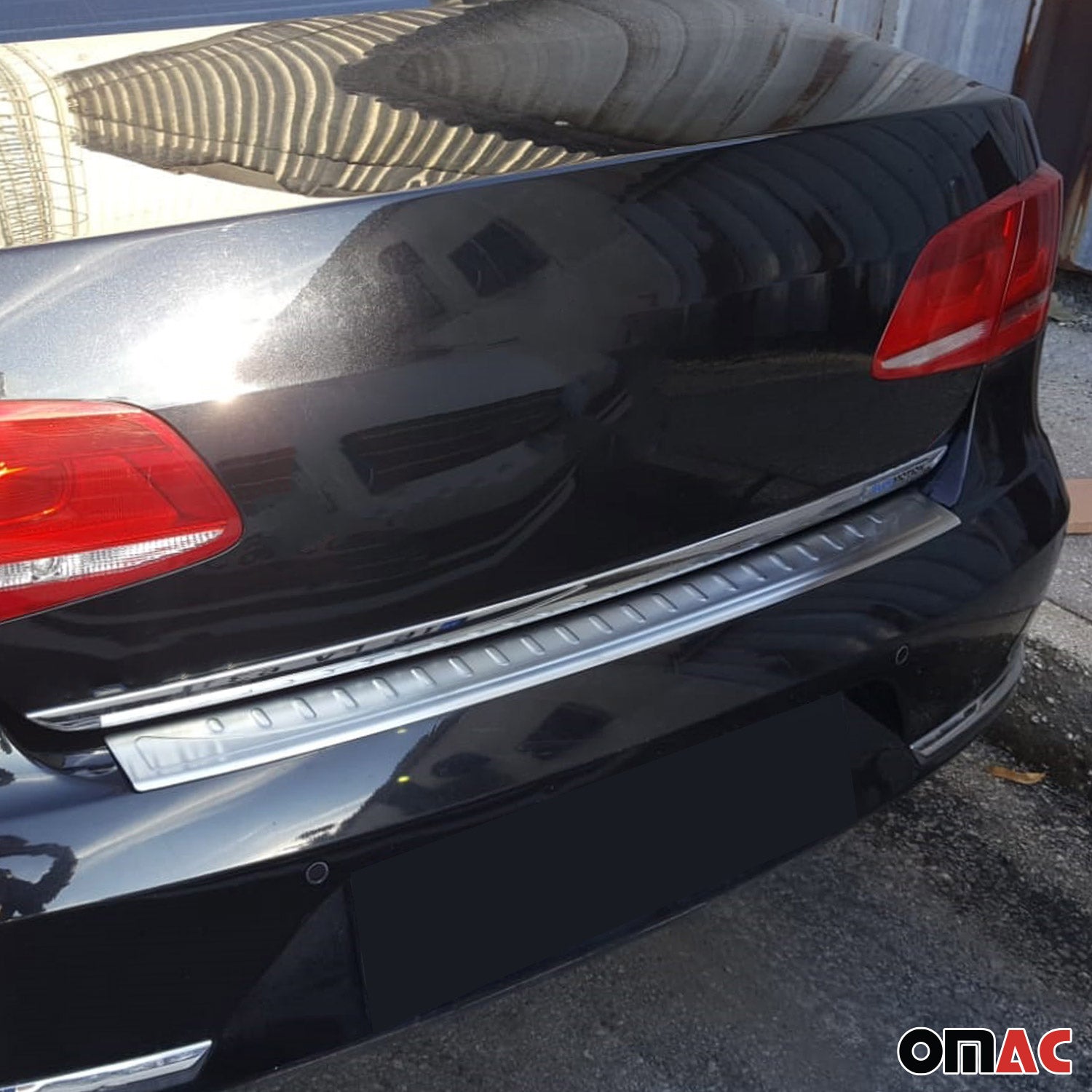 Protector de Parachoques Trasero para VW Arteon 2017-2025 Acero cepillado