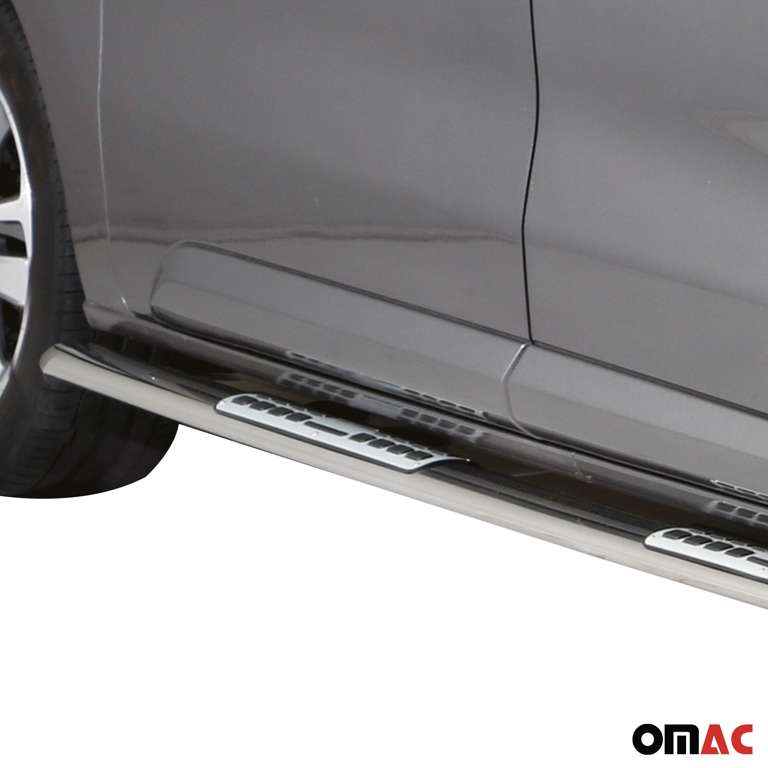 Estribos Barras Laterales para Toyota Proace 2016-2025 L2 Mitte Plata Acero