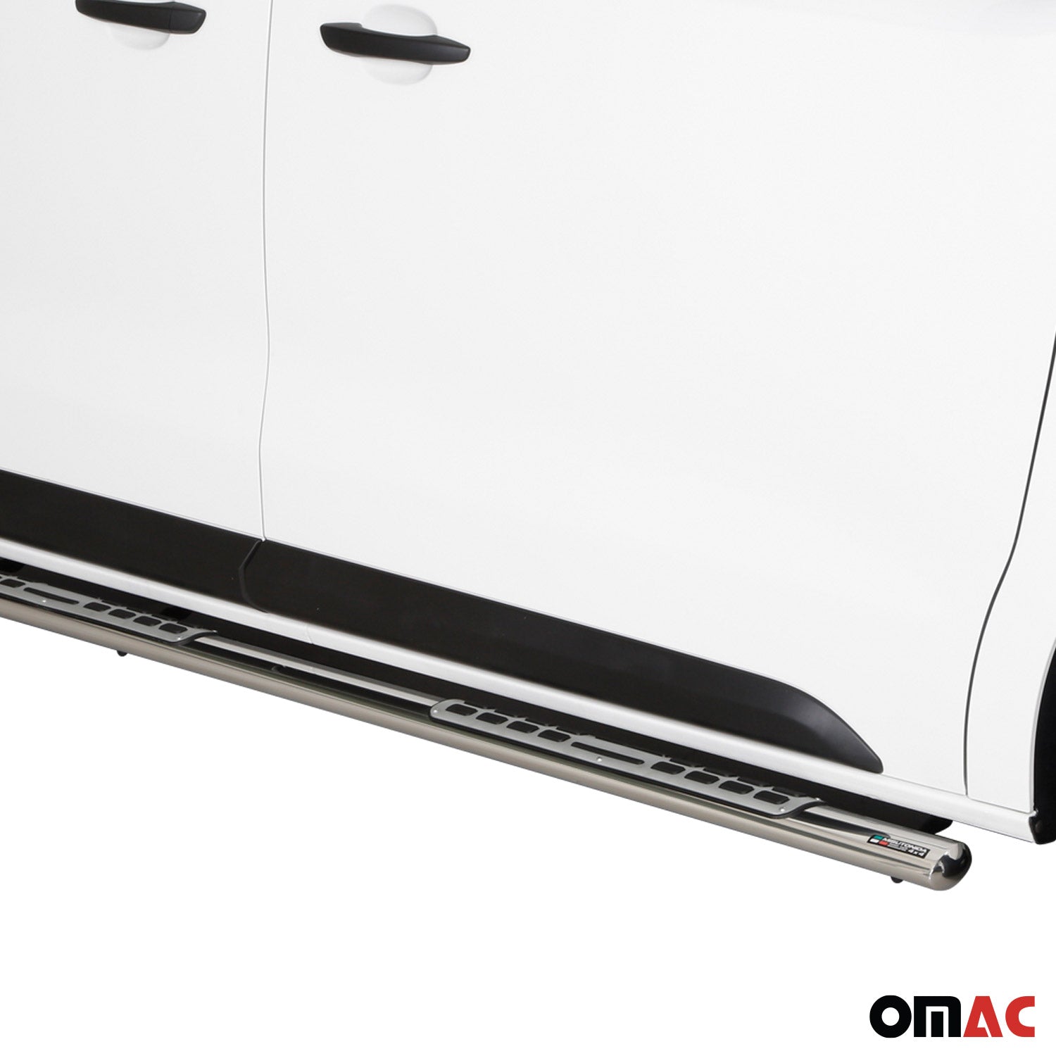 Estribos Barras Laterales para Peugeot Expert 2016-2025 L1 Corto Plata Acero