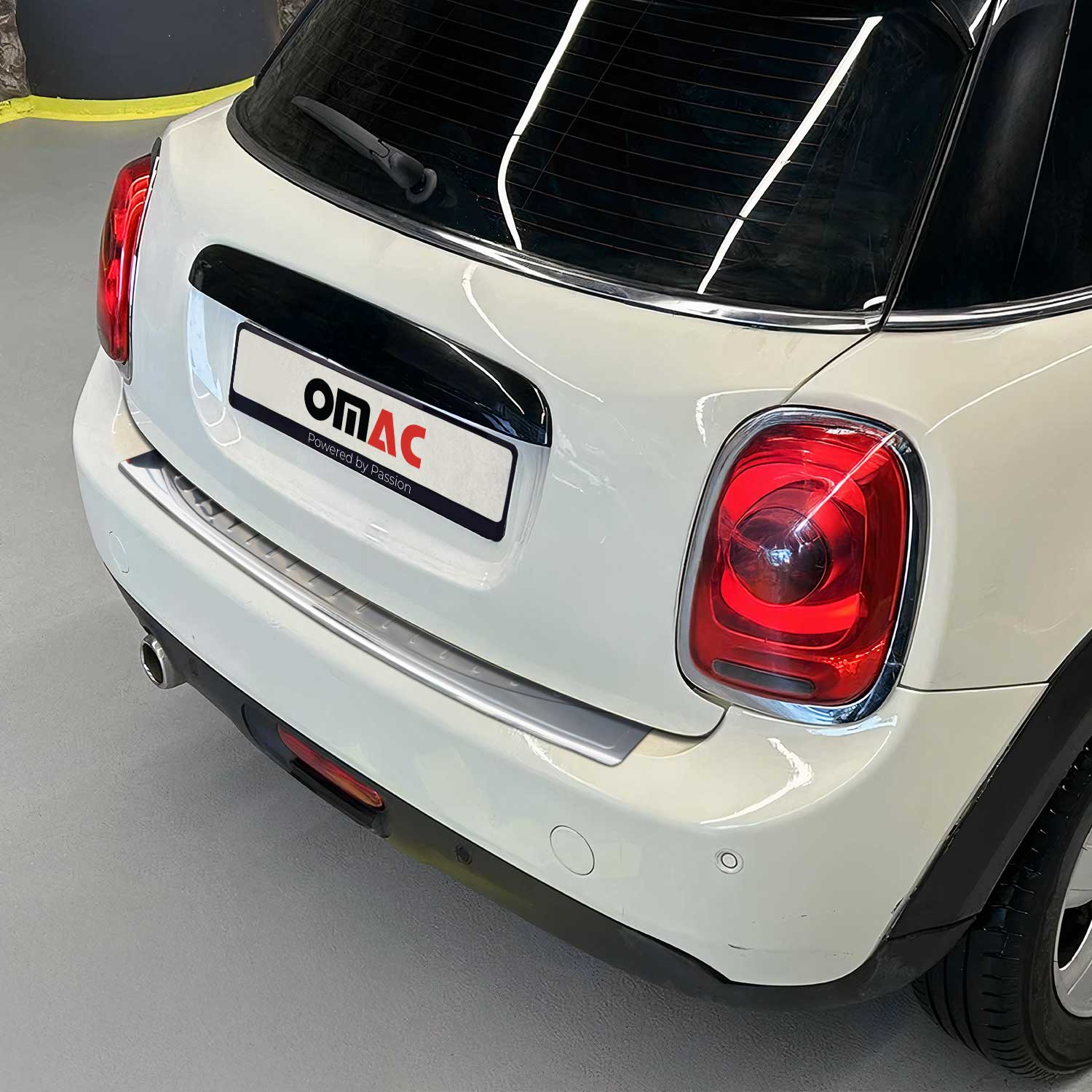 Protector Parachoques para Mini Cooper F56 2014-2023 Plata Brillante Acero