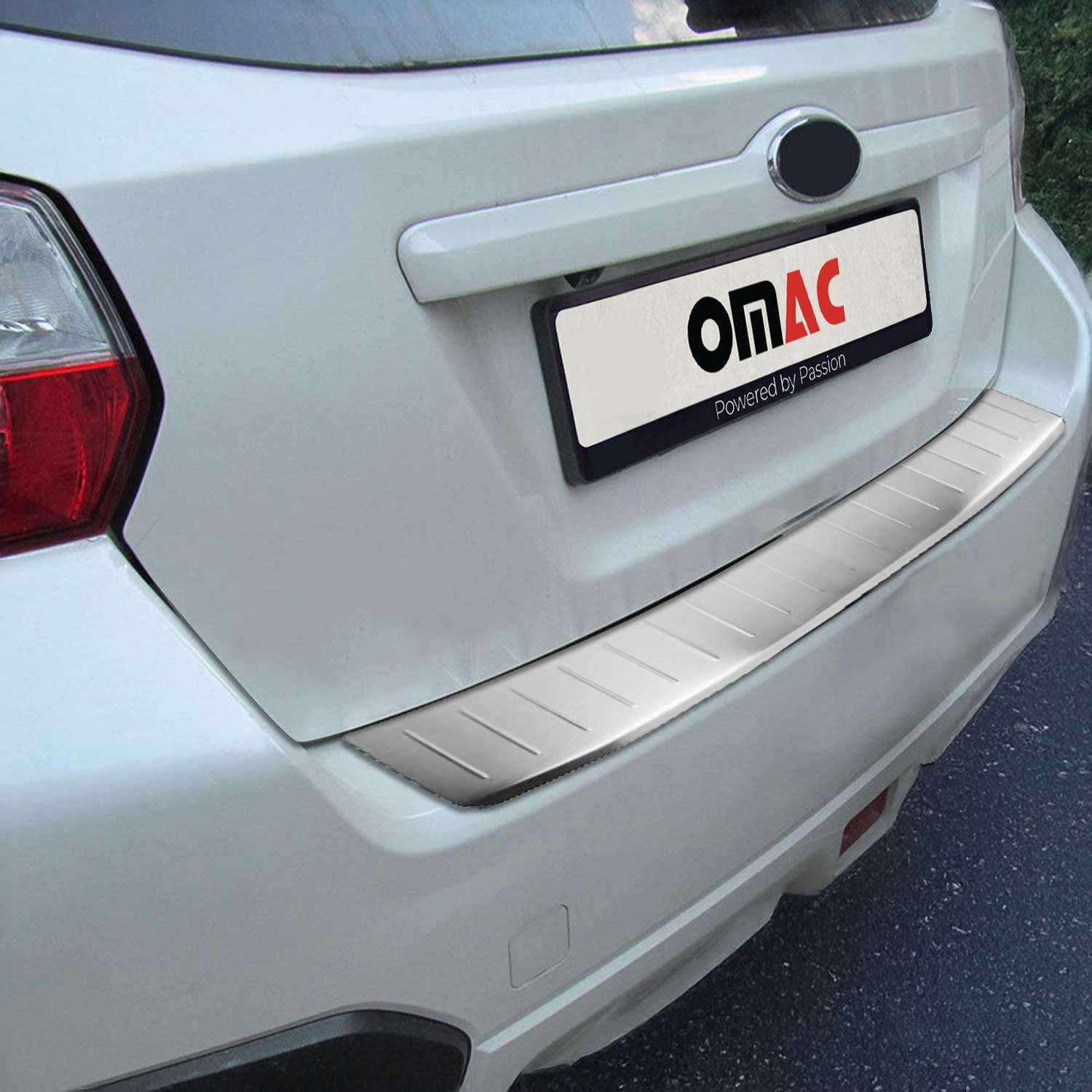 Protector de Parachoques Trasero para Subaru XV 2012-2018 Acero cepillado