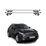 Menabo Barras de Techo Baca para Infiniti Qx70 S51 2013-2025 Gris Aluminio 2Pza