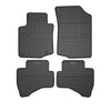 OMAC Alfombrillas De Coche para Peugeot 107 2005-2014 Negro Goma TPE 4Pza