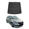 OMAC Bandeja Maletero Alfombrilla para Skoda Fabia NJ 2015-2018 Negro Goma TPE
