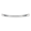 Protector de Parachoques Trasero para Audi A7 C7 2010-2018 Plata Brillante Acero
