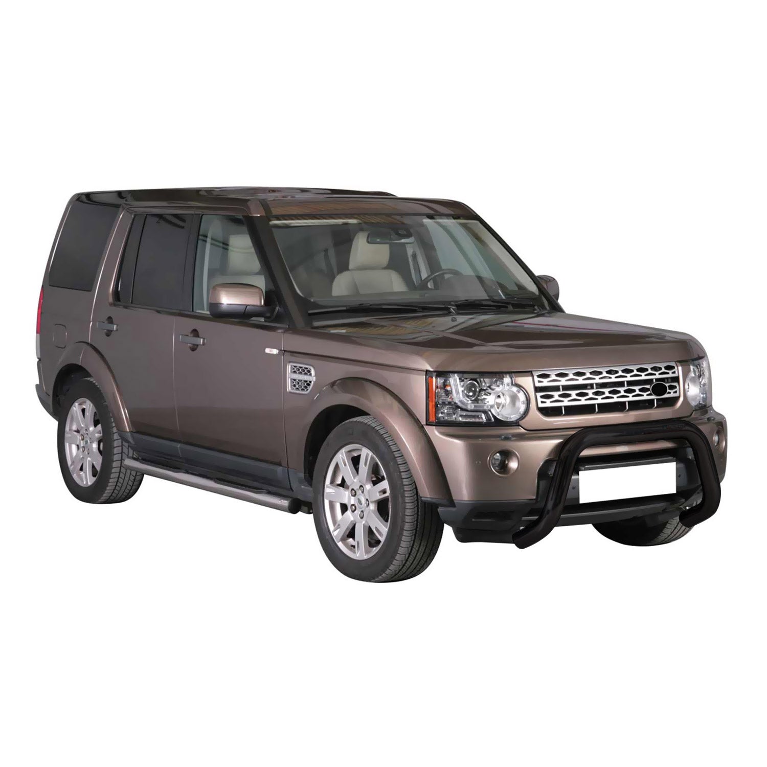 Bull Barra Frontal para Land Rover Discovery 4 2009-2016 Negro Acero