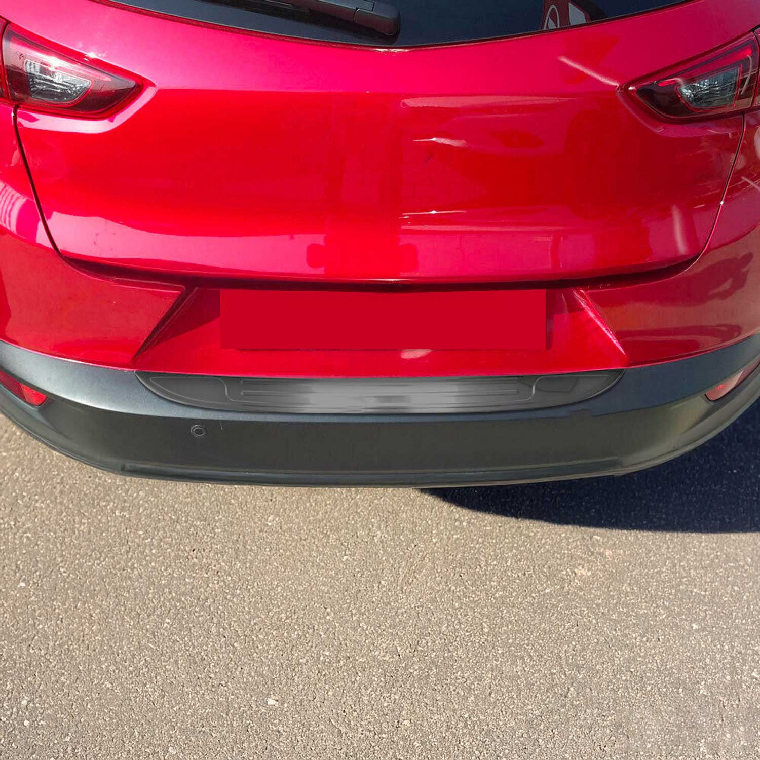 Protector Parachoques para Mazda CX-3 2015-2021 Oscuro Brillante Acero