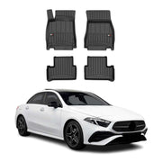 OMAC Premium Alfombrillas De Coche para Mercedes A Class W177 2018-2025 Goma 4x