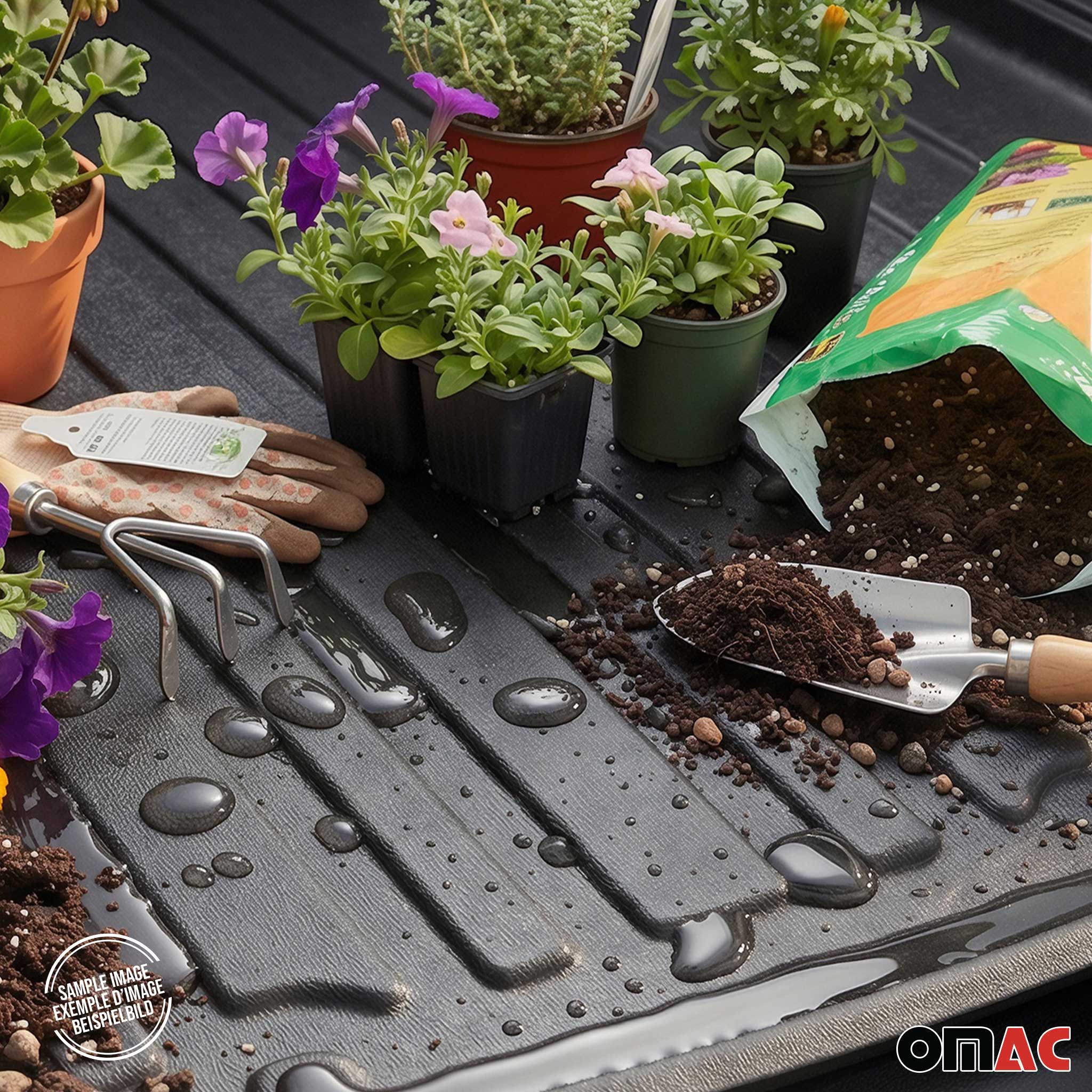 OMAC Bandeja Maletero Alfombrilla para Mercedes GLB X247 2019-2025 Obere TPE