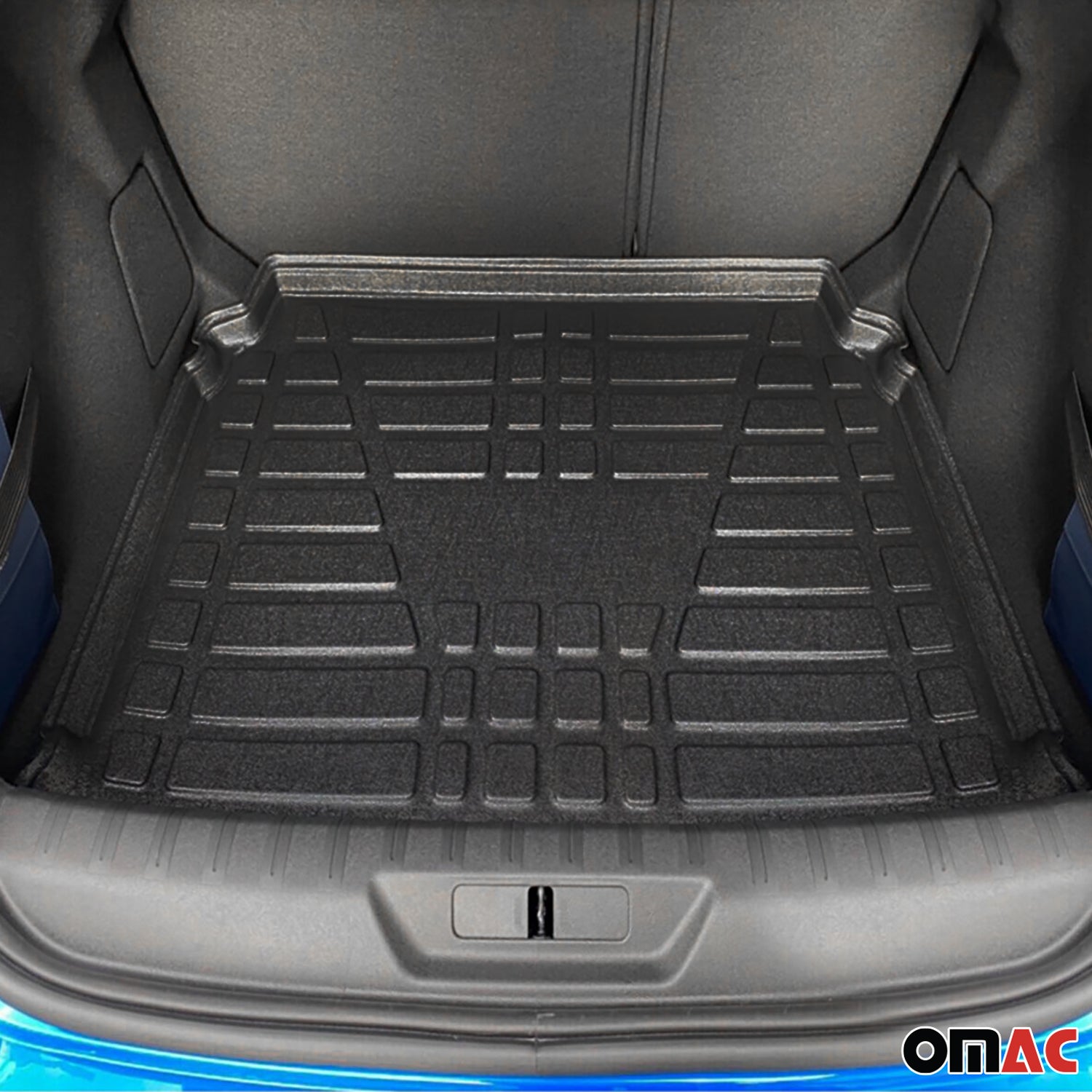OMAC Bandeja Maletero Alfombrilla para Seat Ateca 2016-2025 Negro Goma TPE 1Pza