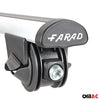 Barras Techo Coche Aluminio Universal Gris Alu 2x