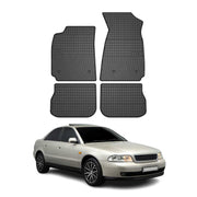 OMAC Alfombrillas De Coche para Audi A4 Sedán Familiar B5 1994-2001 Goma 4x