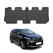 OMAC Alfombrillas De Coche para Kia Sorento 2014-2020 Negro Goma TPE 2Pza