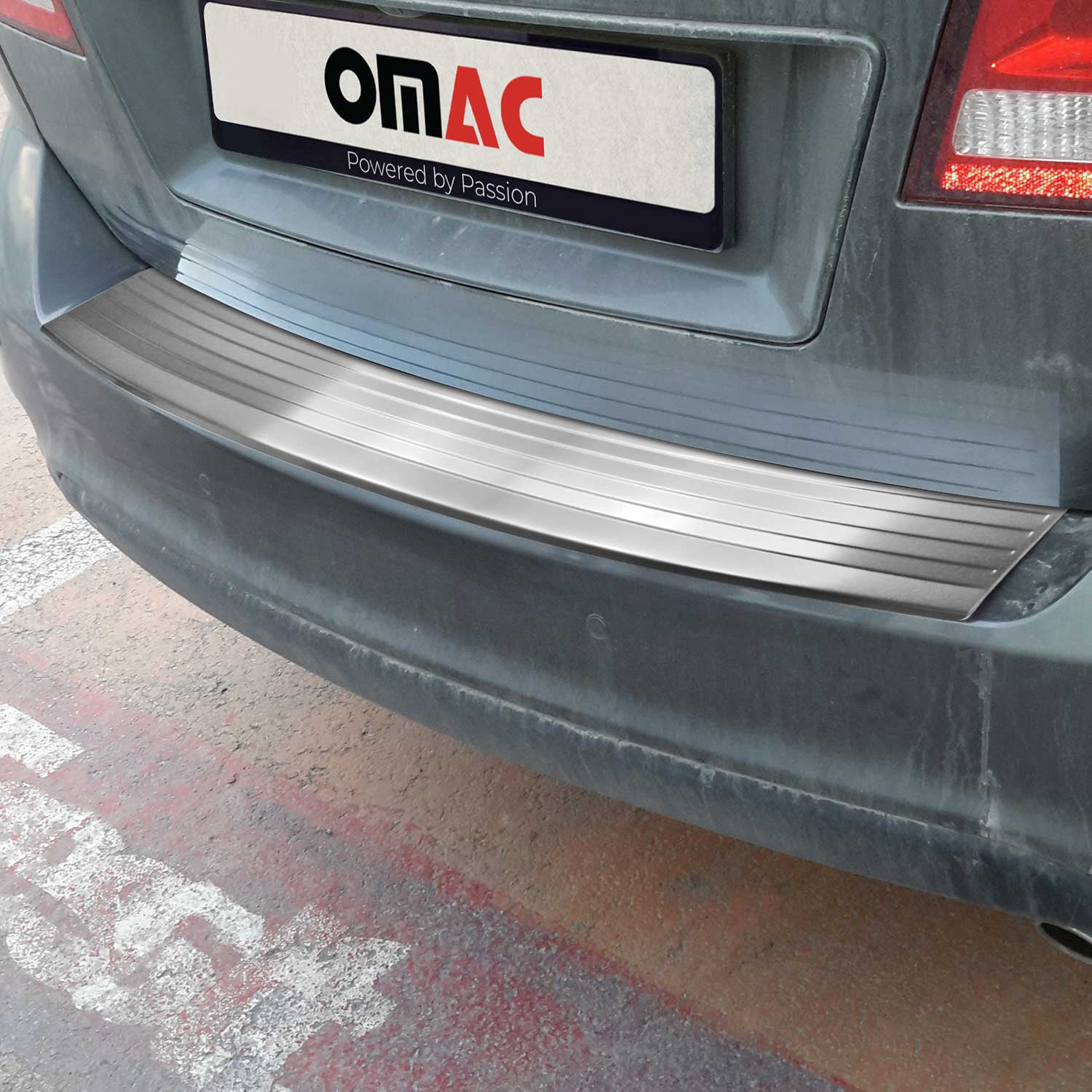 Protector de Parachoques Trasero para Fiat Freemont 2011-2016 Acero cepillado