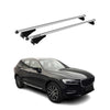 Menabo Barras de Techo Coche Baca para Volvo XC60 2017-2025 Gris Aluminio 2Pza