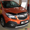 Deflector de Capó para Opel Mokka 2012-2019 Oscuro Brillante Acrílico