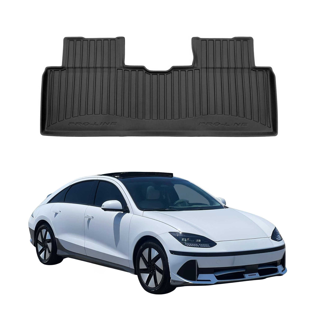 OMAC Premium Alfombrillas De Coche para Hyundai Ioniq 6 2022-2025 TPE Goma 3x
