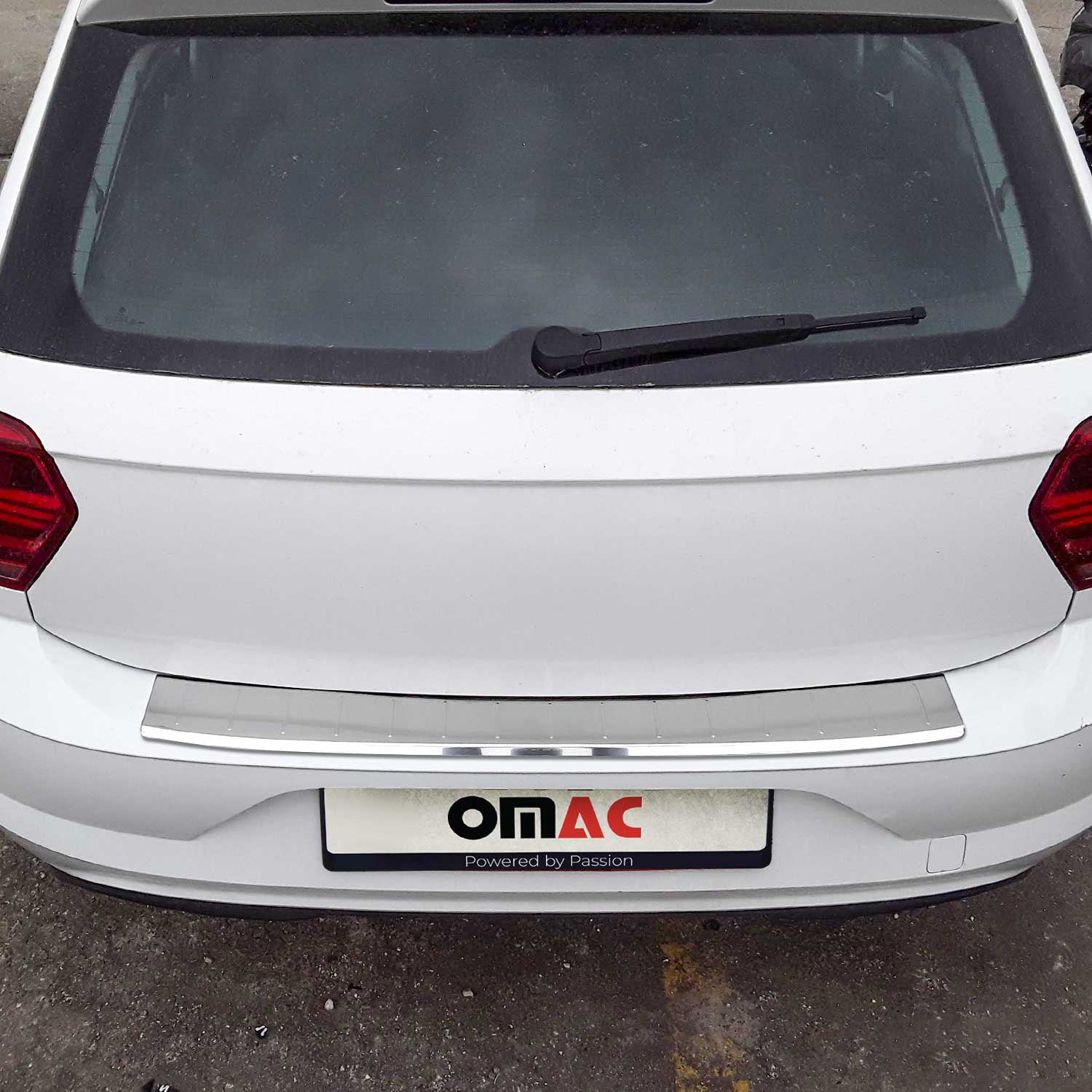 Protector Parachoques para VW Polo Hatchback 2017-2024 n Plata Brillante Acero