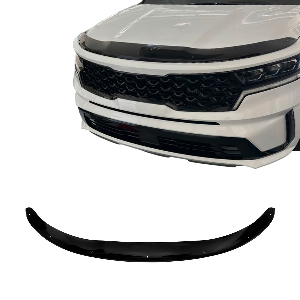 Deflector de Capó para Kia Sorento 2020-2025 Oscuro Brillante Acrílico