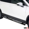 Par de Estribos Barras Laterales para Seat Ateca 2016-2020 Negro Brillante Acero
