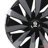 Sparco Tapacubos 16" pulgadas Universal Gris Negro ABS Plástico