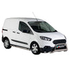 Bull Barra Frontal para Ford Transit Courier 2018-2023 Plata Brillante Acero