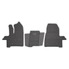 OMAC Alfombrillas De Coche para Ford Transit Van 2019-2025 Negro Goma 3Pza