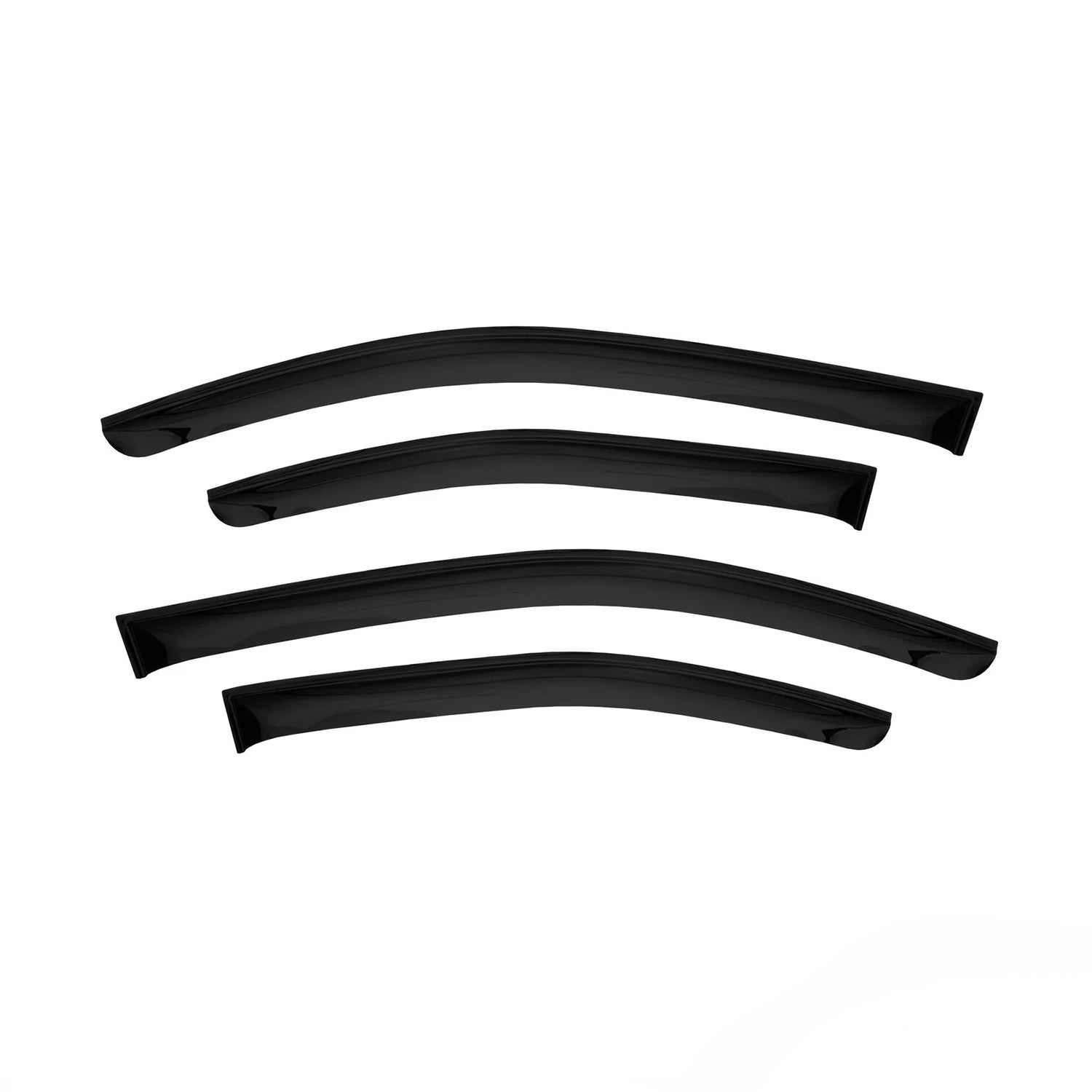 Deflectores de Aire de Viento para Skoda Octavia 2019-2025 Oscuro Acrílico 4Pza