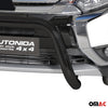 Bull Barra Frontal para Mitsubishi Outlander PHEV 2015-2018 Negro Acero