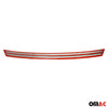 Protector de Parachoques Trasero para Audi Q7 4M 2015-2025 Plata Brillante Acero