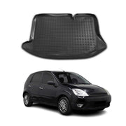 OMAC Bandeja Maletero Alfombrilla para Ford Fiesta 2001-2008 Negro Goma TPE 1Pza